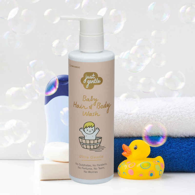 Just Gentle Baby Hair & Body Wash - Ultra Gentle with 99% Natural Ingredients - 200ml - Just Gentle