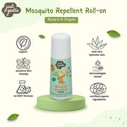 Just Gentle Herbal Mosquito Repellent Roll - On - 60ml - Just Gentle