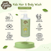 Just Gentle Kids Hair and Body Wash - 900ml - Ultra Gentle Formula - Just Gentle