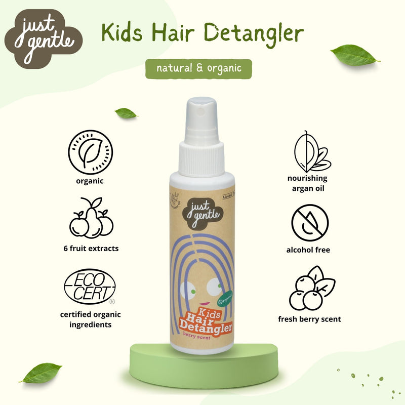 Just Gentle Kids Hair Detangler Spray - 100ml - Just Gentle