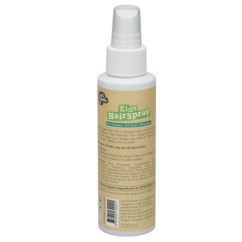 Just Gentle Kids Hair Spray - Organic Berry Scent - 100ml - Just Gentle