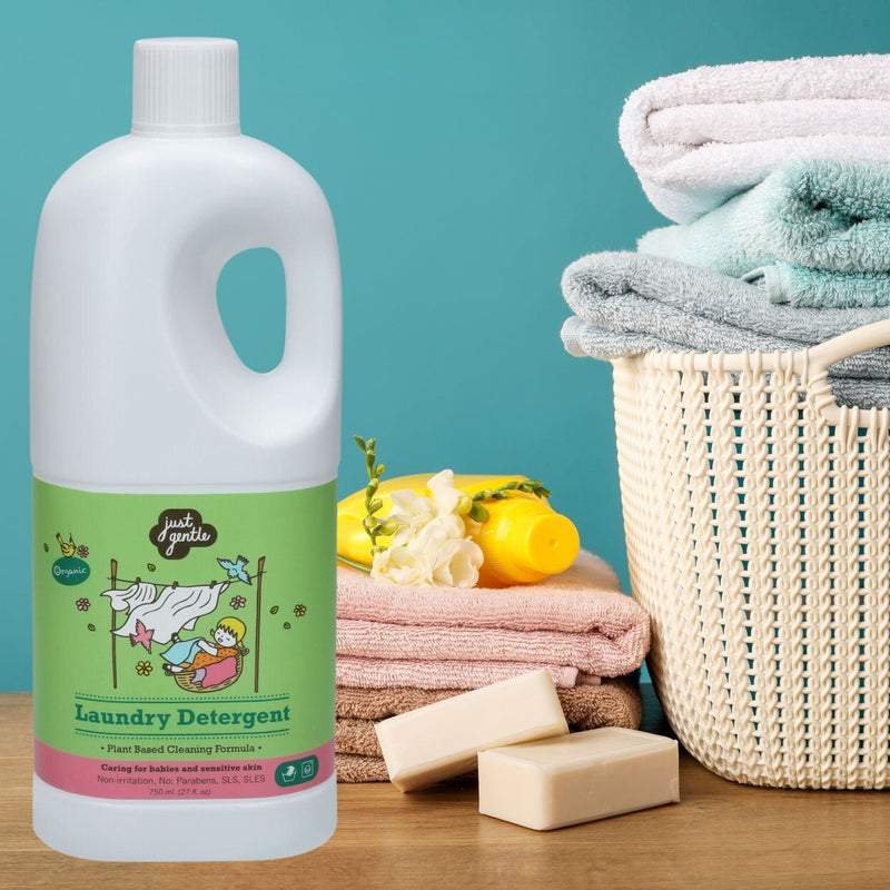 Just Gentle Laundry Detergent - Plant - Based & Hypoallergenic - 750ml - Just Gentle
