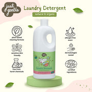 Just Gentle Laundry Detergent - Plant - Based & Hypoallergenic - 750ml - Just Gentle