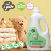 Just Gentle Laundry Detergent - Plant - Based & Hypoallergenic (Newborns+) - 3 Litres - Just Gentle
