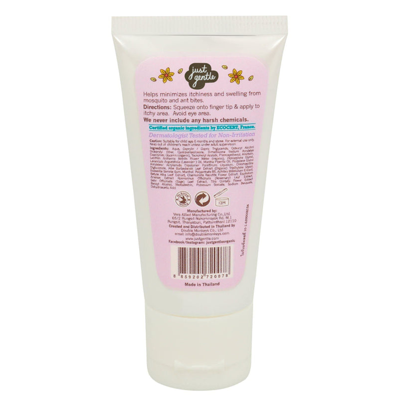 Just Gentle Organic Baby & Kids Cream for Insect Bites - 30ml - Just Gentle
