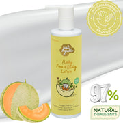 Just Gentle Organic Baby Moisturizing Lotion - Melon Scent, Hypoallergenic, Natural Ingredients - 200ml - Just Gentle