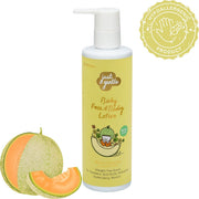 Just Gentle Organic Baby Moisturizing Lotion - Melon Scent, Hypoallergenic, Natural Ingredients - 200ml - Just Gentle