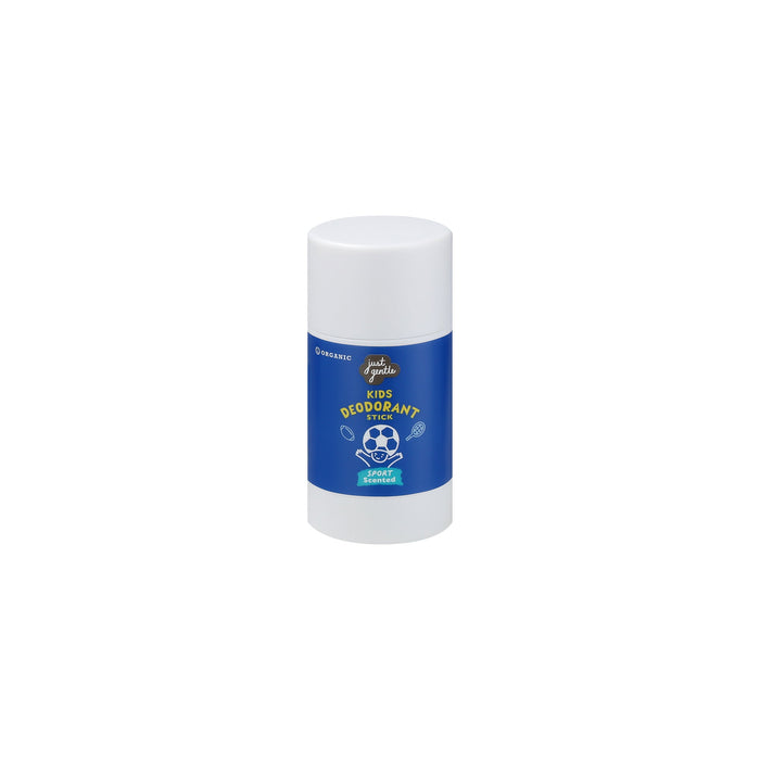 Just Gentle Organic Deodorant Stick - for Kids and Teens - Sport scented - Natural, Safe, and Effective Odor Protection, Aluminum - Free, Gentle on Sensitive Skin, 55g - Just Gentle