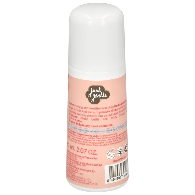 Just Gentle Organic Kids Deodorant - Bloom - Aluminium Free - 60ml - Just Gentle