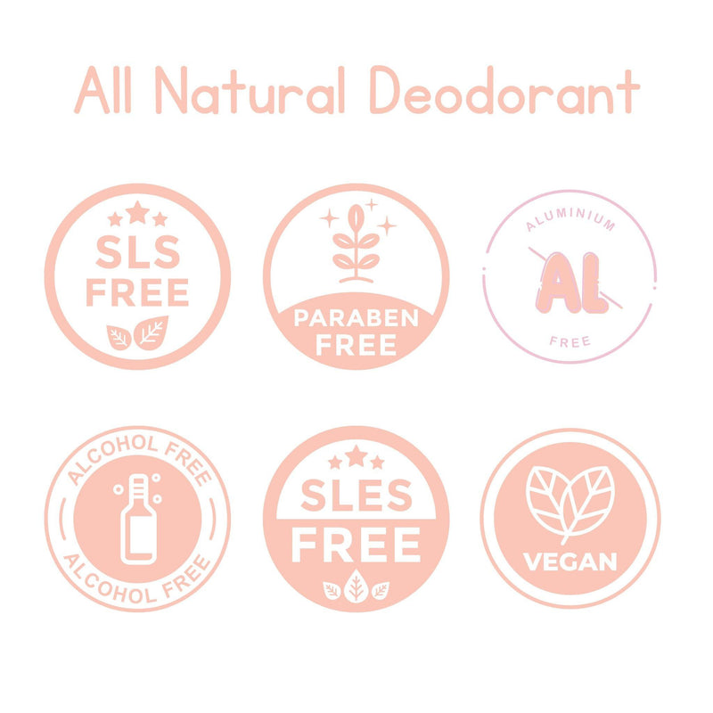 Just Gentle Organic Kids Deodorant - Bloom - Aluminium Free - 60ml - Just Gentle