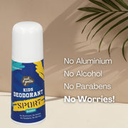 Just Gentle Organic Kids Deodorant Sport - Aluminium Free - Aluminium Free - 60ml - Just Gentle