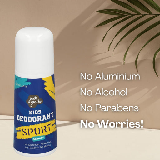 Just Gentle Organic Kids Deodorant Sport - Aluminium Free - Aluminium Free - 60ml - Just Gentle