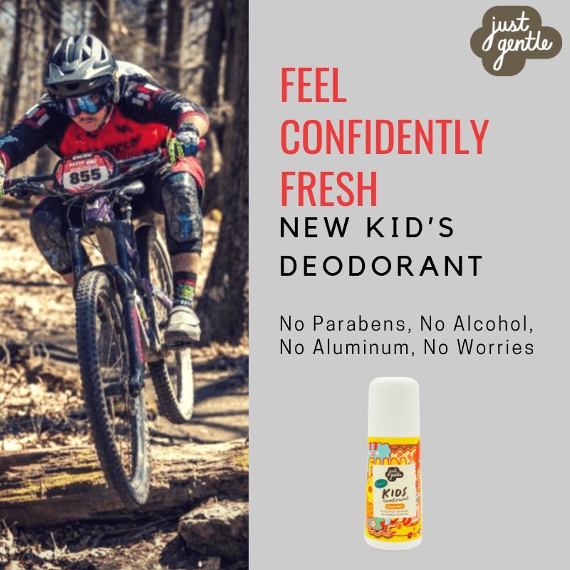 Just Gentle Organic Kids Deodorant - Unscented - Aluminium Free - 60ml - Just Gentle