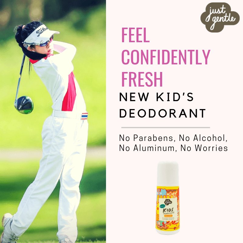 Just Gentle Organic Kids Deodorant - Unscented - Aluminium Free - 60ml - Just Gentle