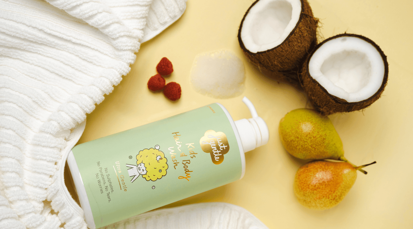 Just Gentle Kids Hair and Body Wash Organic and Natural Shampoo