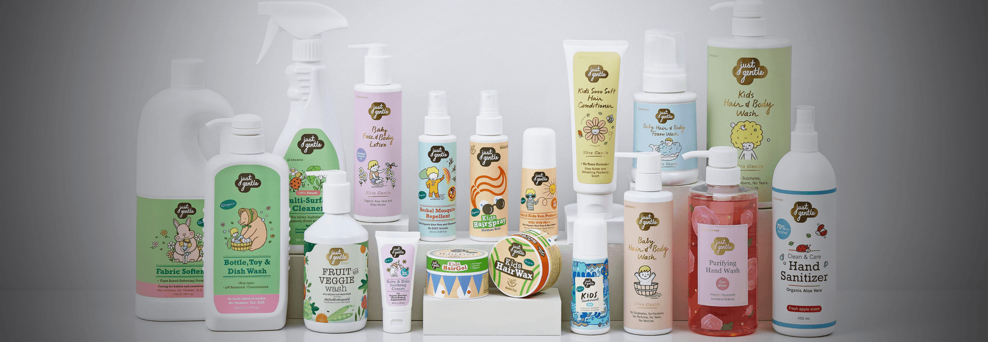 Just Gentle Organic Product Range- Natural and Organic Personal Care for Babies and Kids_1