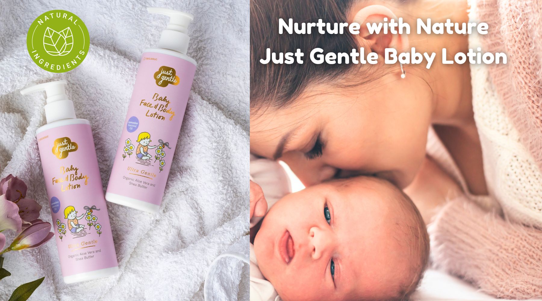 Nurture with Nature: Just Gentle Baby Lotion