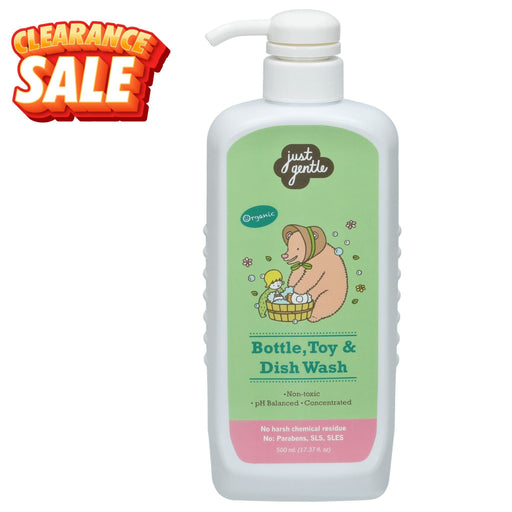 Clearance Sale - Just Gentle Bottle Toy and Dish Wash Plant Based Liquid
