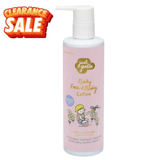 Clearance Sale Just Gentle Baby Lotion Lavender