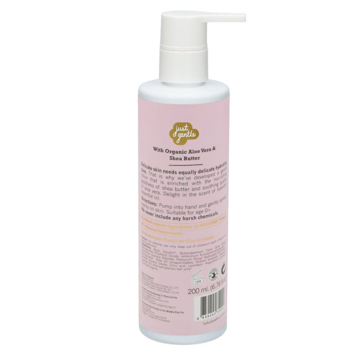 Special Deal - Just Gentle Organic Baby Face & Body Lotion Lavender Scent - Just Gentle Middle East