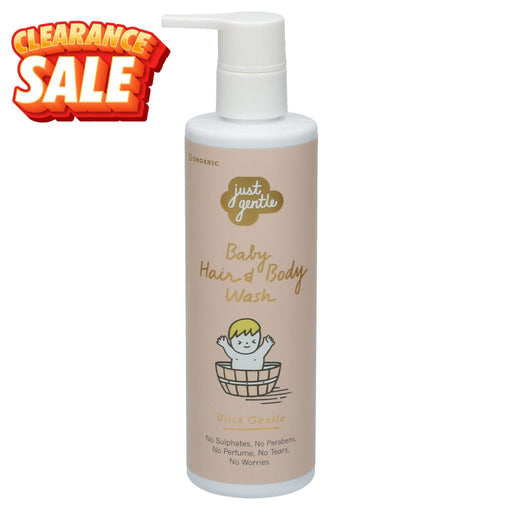 Clearance Sale - Just Gentle Baby Hair & Body Wash 200ml
