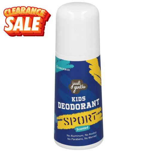 Clearance Sale - Just Gentle Organic Kids Deodorant - Sports Edition