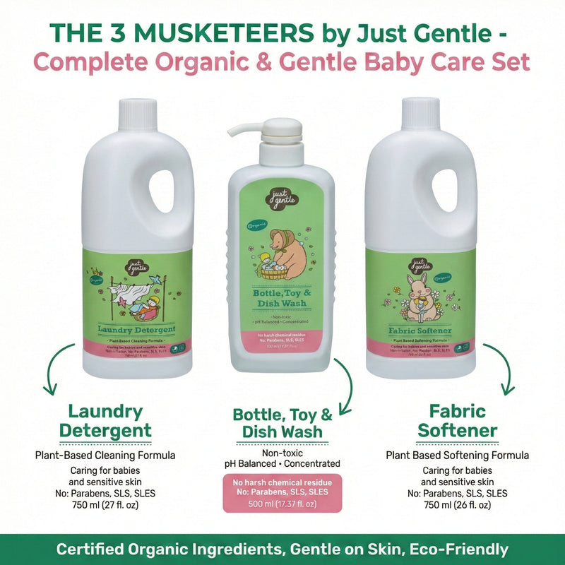 Just Gentle 3 Musketeers - Essential Trio for Gentle Care - Just Gentle