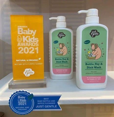 Just Gentle Baby Bottle, Toys, and Dish Wash - Pure Plant - Based Formula - 500ml - Just Gentle