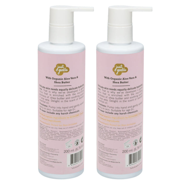 Just Gentle Baby Face and Body Lotion - Essential Lavender Twin Pack - Just Gentle
