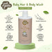 Just Gentle Baby Hair & Body Wash - Ultra Gentle, 99% Natural Ingredients 900ml - Just Gentle