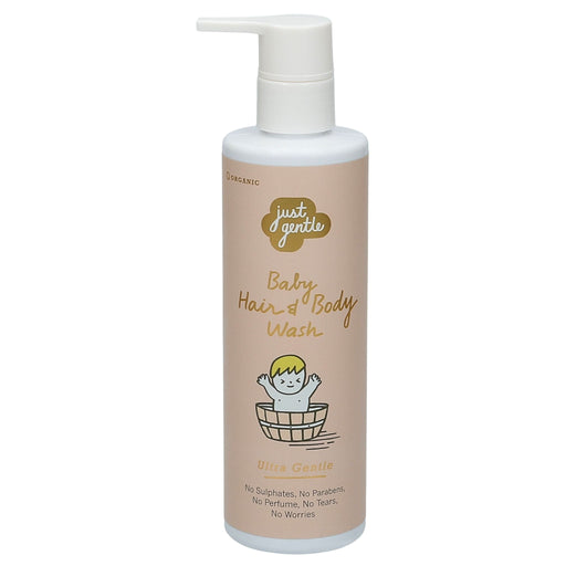 Just Gentle Baby Hair & Body Wash - Ultra Gentle with 99% Natural Ingredients - 200ml - Just Gentle