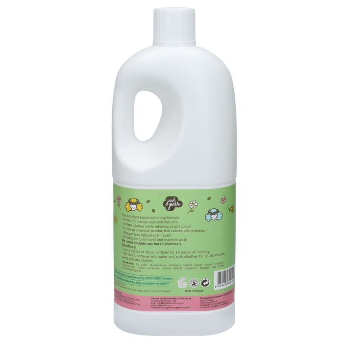 Just Gentle Fabric Softener - Hypoallergenic and Plant - Based - 750ml - Just Gentle