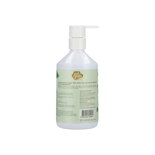 Organic Fruit & Veggie Wash by Just Gentle: Removes pesticides, germs, bacteria, wax, and soil