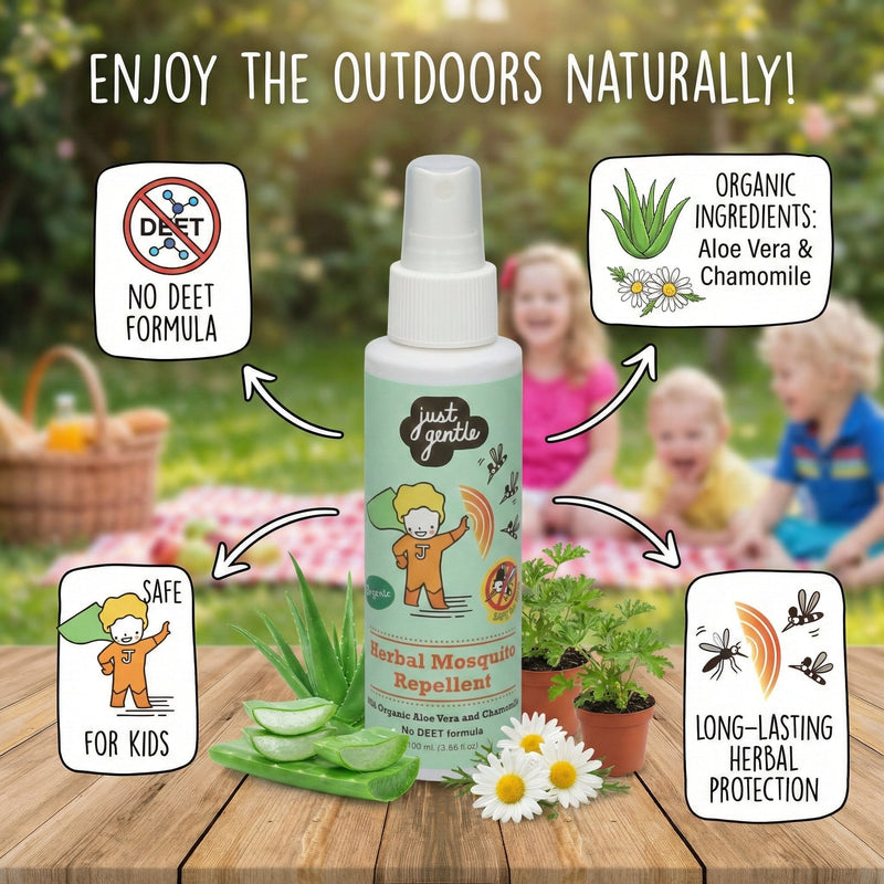 aloe vera plant mosquito repellent Kids Mosquito Spray DEET-Free 100ml