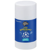 Just Gentle's Kid's deodorant stick (Sport) with blue label on a white background