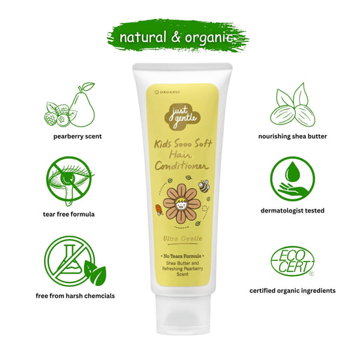 Just Gentle Kids Hair Conditioner - 190ml - Just Gentle