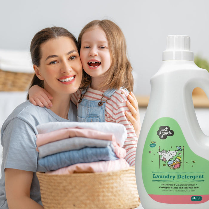 Just Gentle Laundry Detergent - Plant - Based & Hypoallergenic (Newborns+) - 3 Litres - Just Gentle