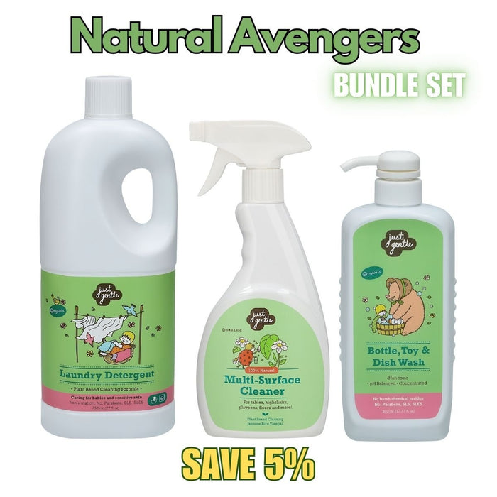 Just Gentle Natural Avengers - Cleaner Crew - Saver Bundle - Just Gentle