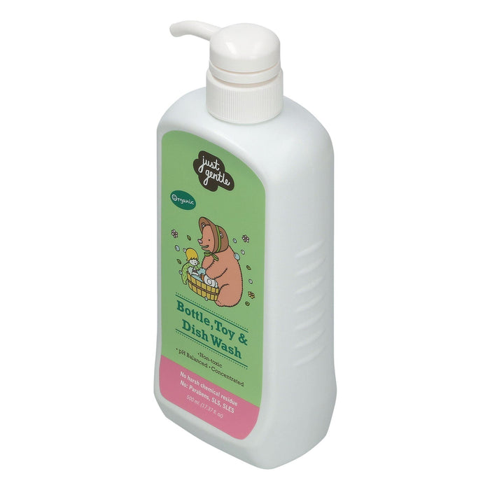 Just Gentle Natural Bottle, Toys, and Dish Wash - 500ml - Just Gentle