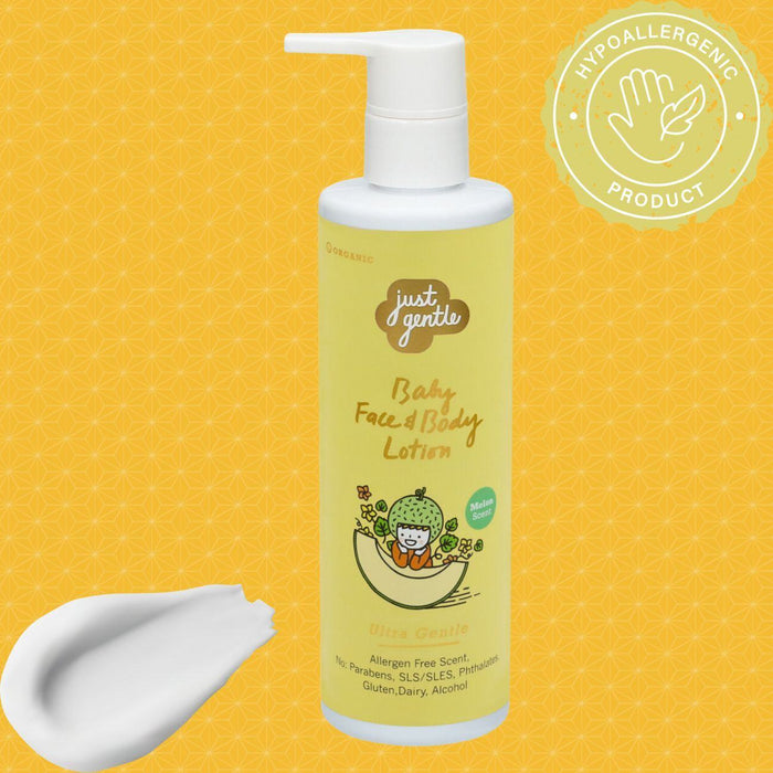 Just Gentle Organic Baby Moisturizing Lotion - Melon Scent - Just Gentle Middle East