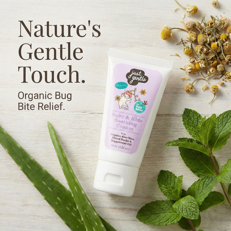 Just Gentle Organic Baby & Kids Cream for Insect Bites - 30ml - Just Gentle