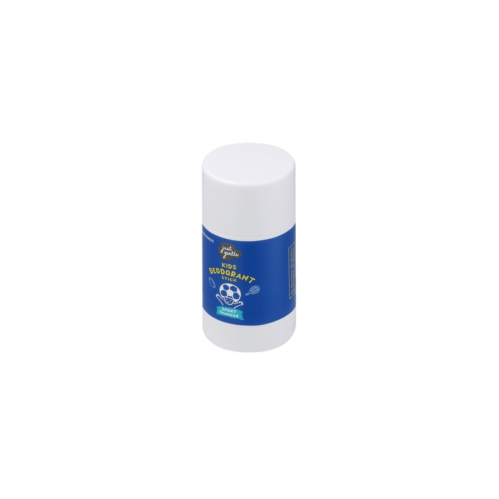 Just Gentle Organic Deodorant Stick - for Kids and Teens - Sport scented - Natural, Safe, and Effective Odor Protection, Aluminum - Free, Gentle on Sensitive Skin, 55g - Just Gentle