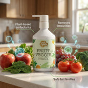 Just Gentle Organic Fruit & Veggie Wash - 300ml - Just Gentle
