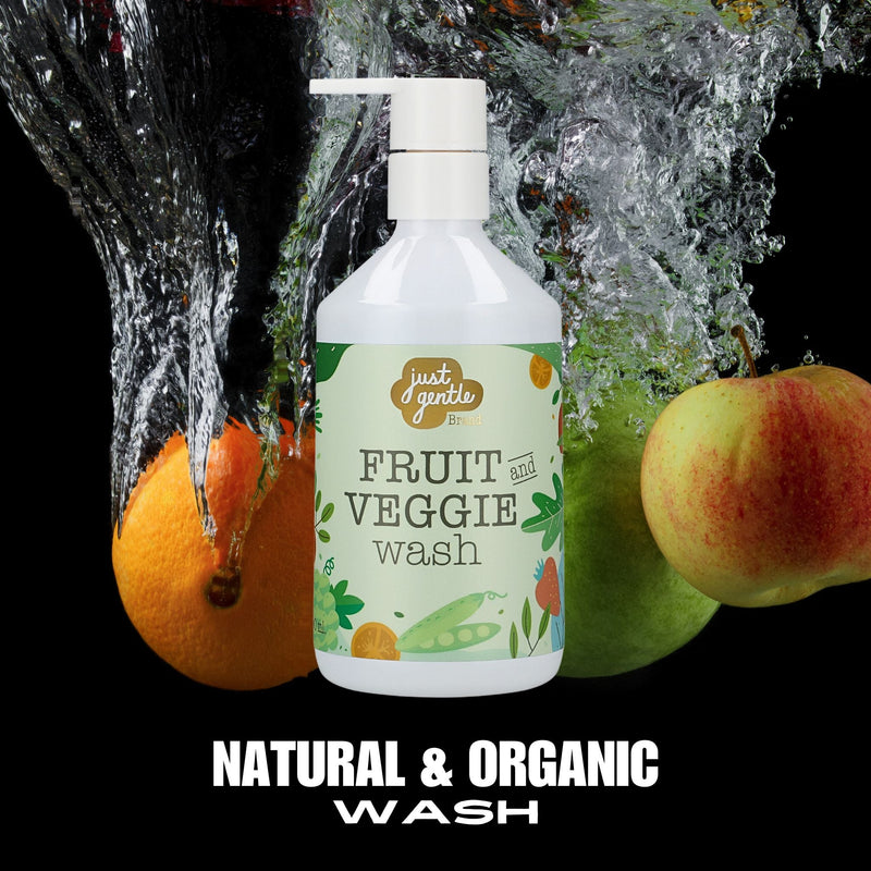 Just Gentle Organic Fruit & Veggie Wash - 300ml - Just Gentle
