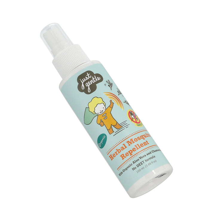 Just Gentle Organic Herbal Mosquito Repellent Spray (100ml) - Natural and Effective Protection - Just Gentle Middle East