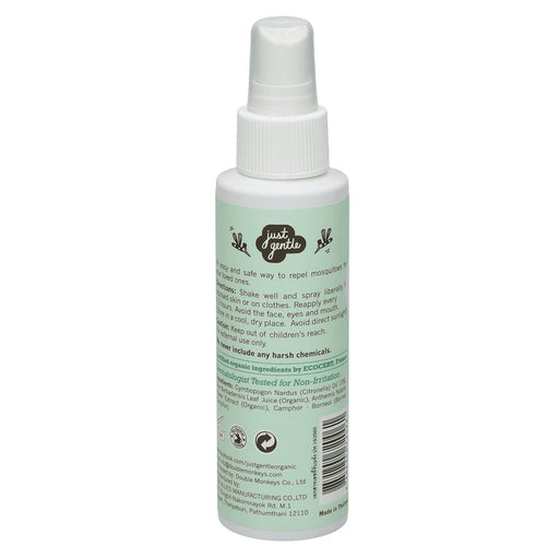 Just Gentle Organic Herbal Mosquito Repellent Spray - 100ml - Just Gentle