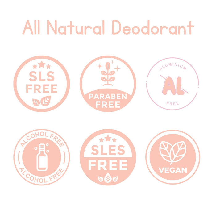 Just Gentle Organic Kids Deodorant - Bloom - Aluminium Free - 60ml - Just Gentle