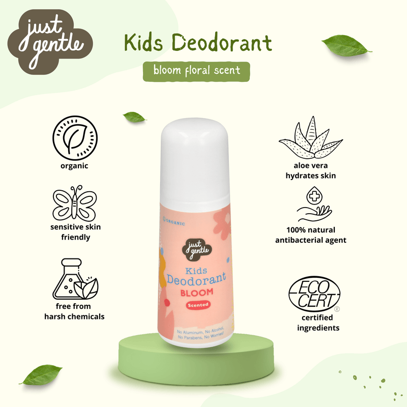 Just Gentle Organic Kids Deodorant - Bloom - Just Gentle