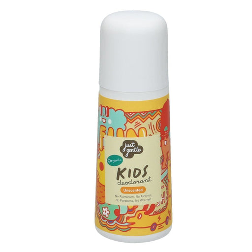 Just Gentle Organic Kids Deodorant - Unscented - Aluminium Free - 60ml - Just Gentle