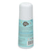 "Back view of Just Gentle Kids Deodorant with product info and ingredients on blue label."